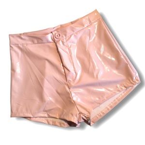 Y2K Pink Hot Shorts Nylon High waisted